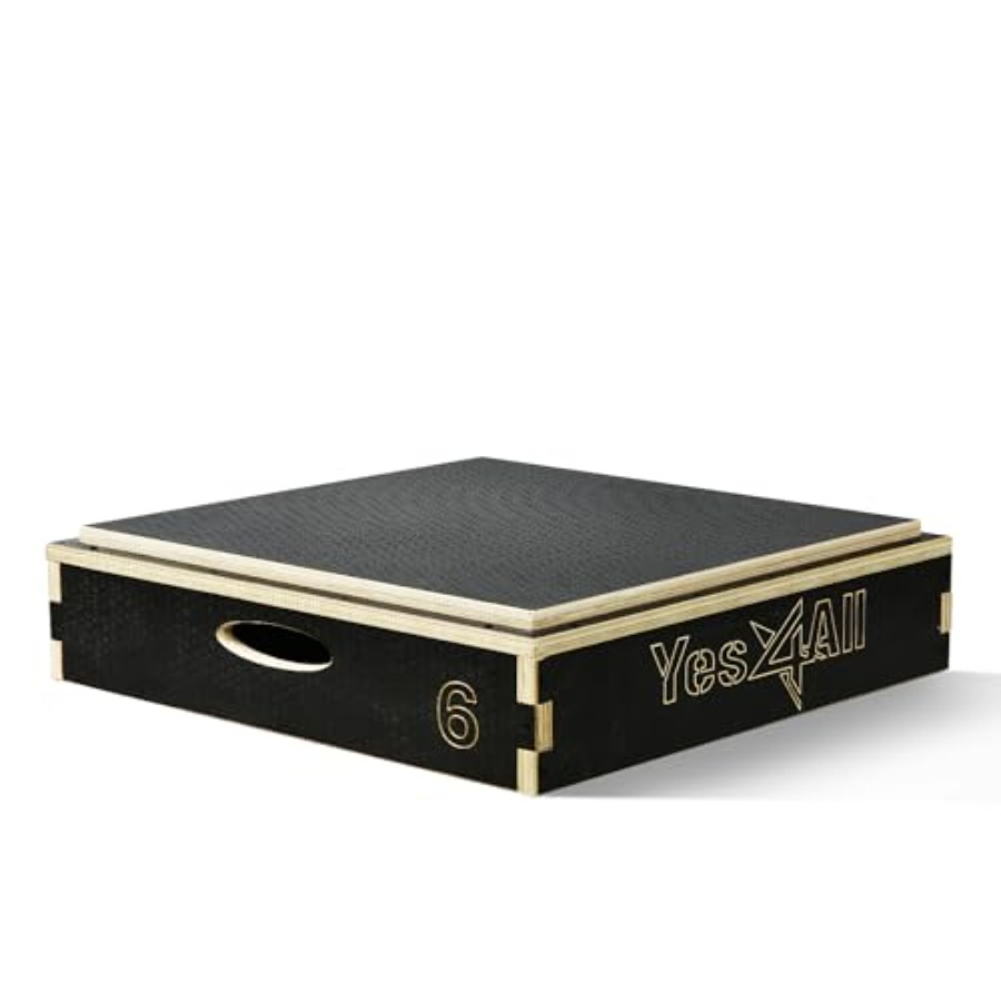 Box Jump Plyo - Plateforme Plyométrique en Bois 3-en-1 pour