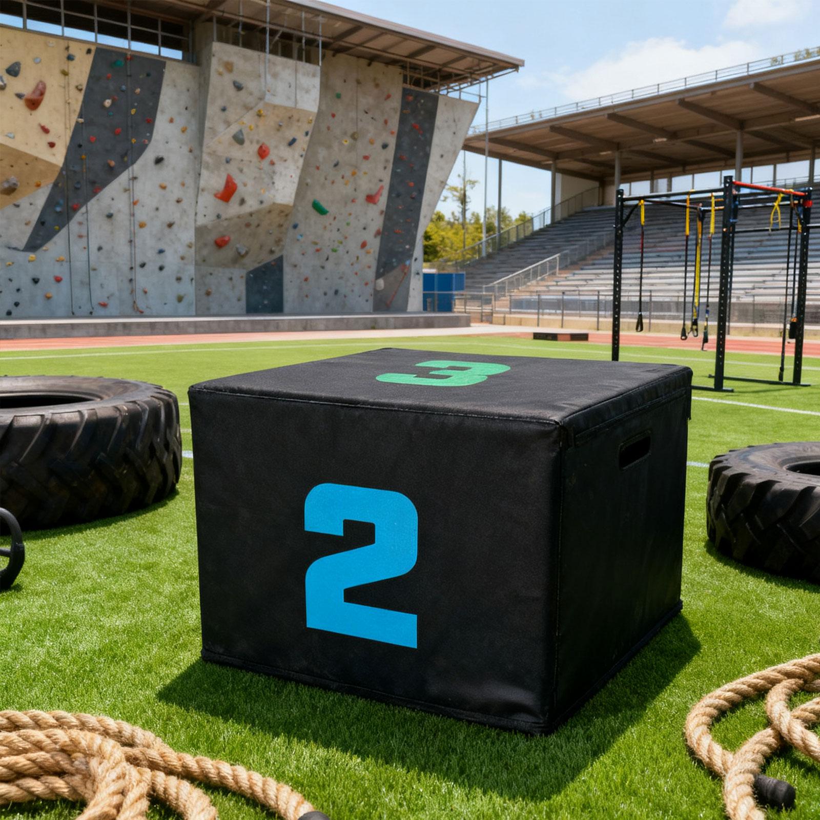Box Jump Plyo - Boîte à sauter stratifométrique en PVC,